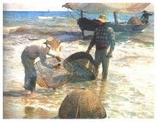 ls Sorolla 1895 Pescadores valencianos.  Sorolla