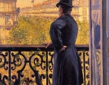 Caillebotte Gustave The Man on the Balcony2. , 