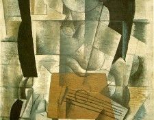 Braque Woman with a Guitar, 1913, Paris Pompidou. , 