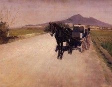Caillebotte Gustave A Road Near Naples. , 