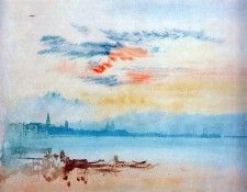 Turner Joseph View to the east from Giudecca Sun. ,   