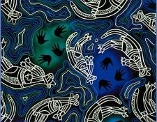 Balarinji-Australian Aboriginal Art-pa Balarinji 10 CaveKangaroo. Balarinji
