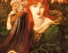 Rossetti, Dante Gabriel - La Ghirlandata (end. ,  