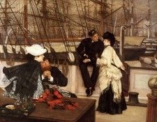 The Captain and the Mate. Tissot,  