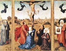 Triptych of the Holy Cross EUR. Vanderweyden, Rogier