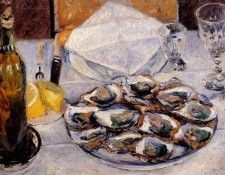 Caillebotte Gustave Still Life Oysters. , 