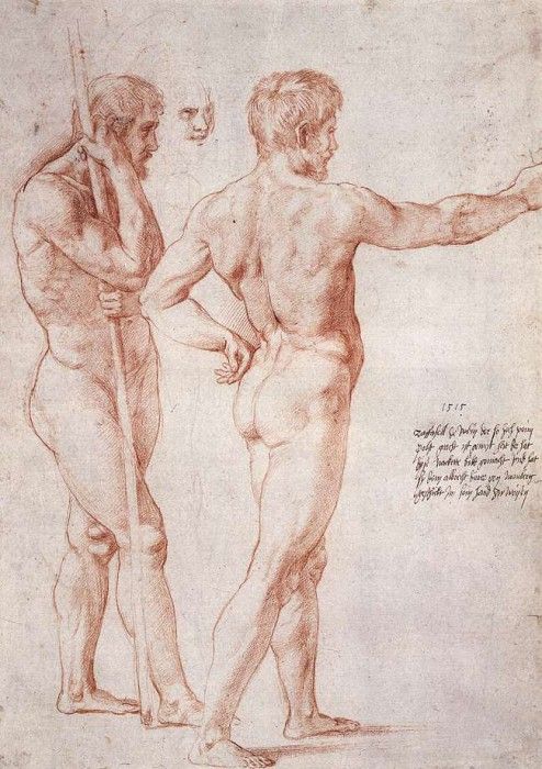 Raphael Nude Study. 