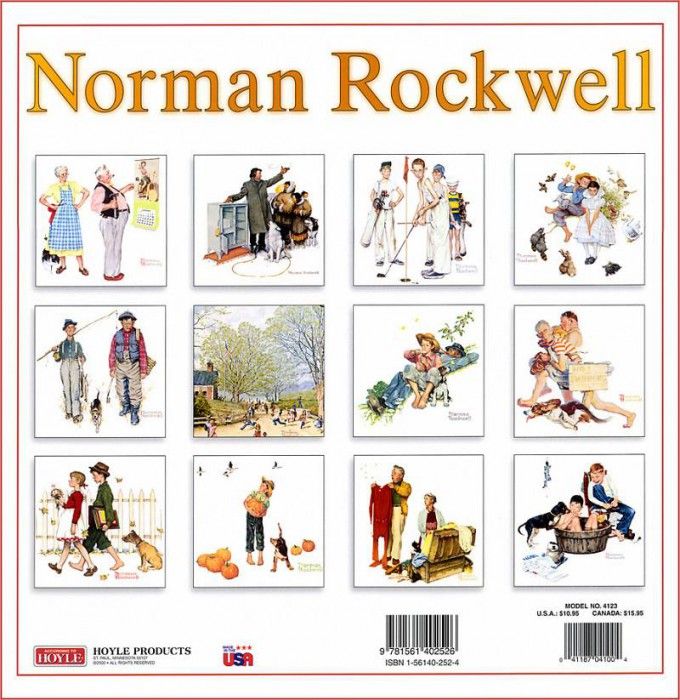p Norman Rockwell Cal2001 Back. , 