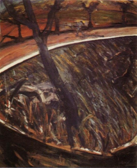 Bacon Van Gogh in a Landscape, 1957. , 