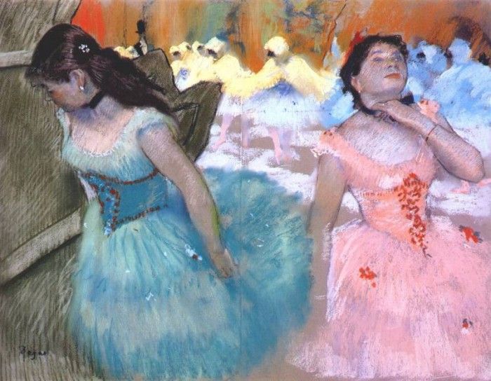 degas the entrance of the masked dancers c1884. , --