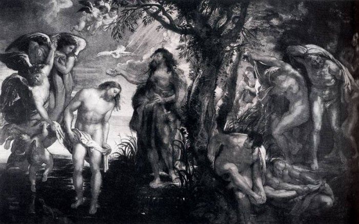 Rubens The Baptism Of Christ. ,  
