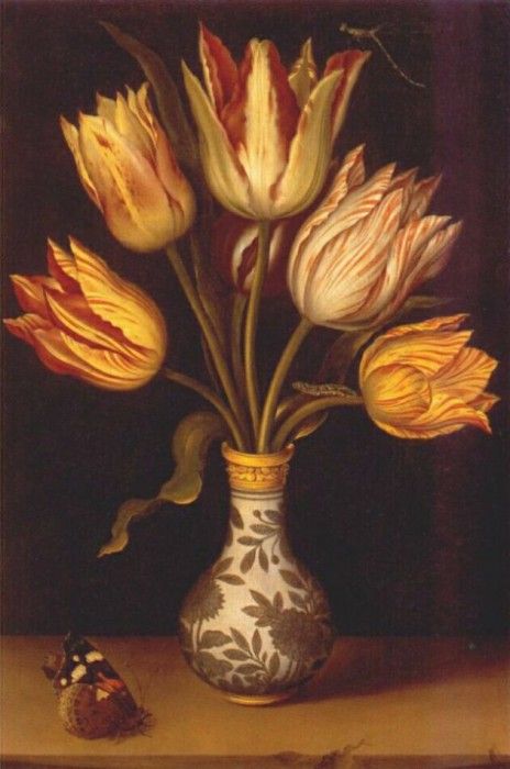 bosschaert tulips in a vase. Bosschaert,  II