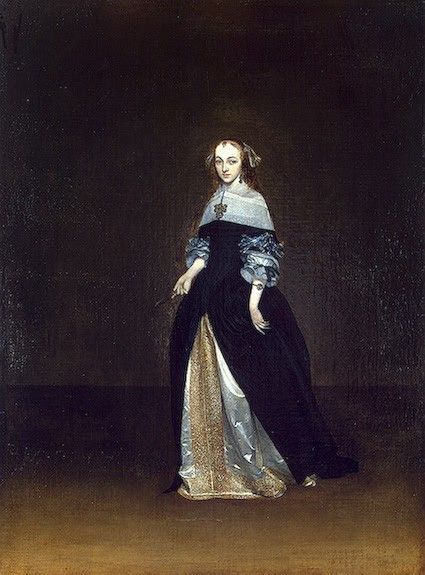 Terborch Portrait of Catarina van Leunink, 80x59 cm, Eremita. Borch,  