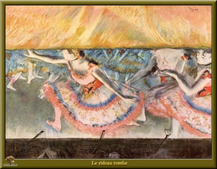 PO Degas 35 Le rideau tombe(1880). , --