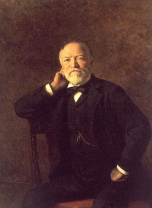 Portrait of Andrew Carnegie. Chartran, 