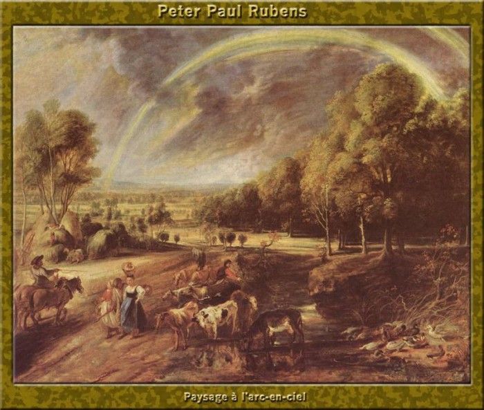 PO Vp S1 47 Peter Paul Rubens-Paysage  larc en ciel. ,  