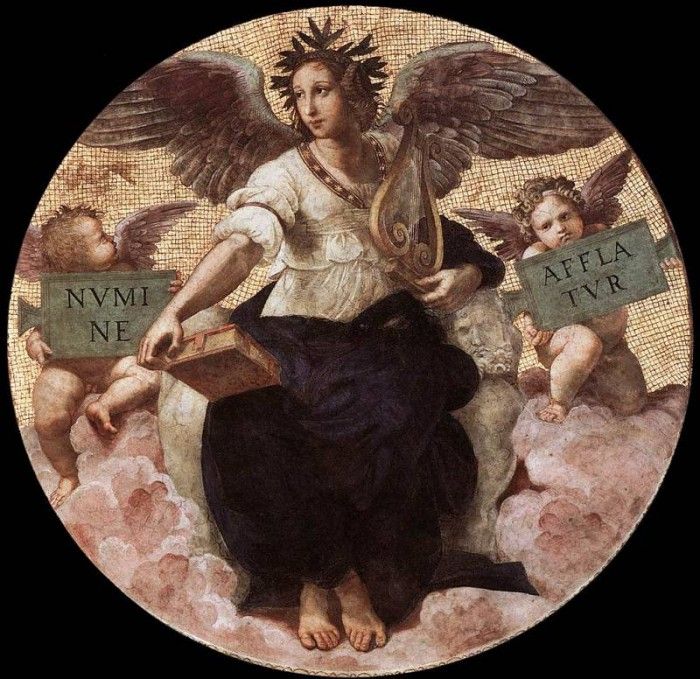 Raphael The Stanza della Segnatura Poetry. 