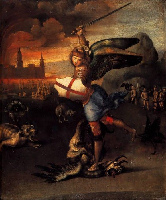 Saint Michael and the Dragon. 