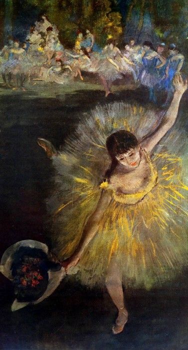 Degas Edgar Dancer bowing Sun. , --
