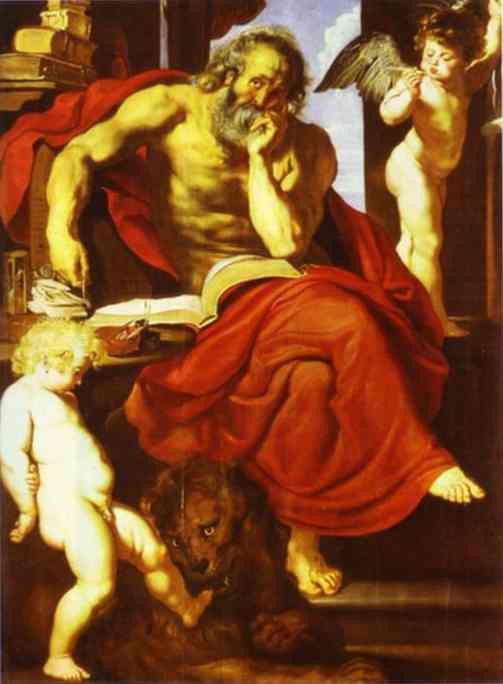 Peter Paul Rubens - St. Jerome in His Hermitage. ,  