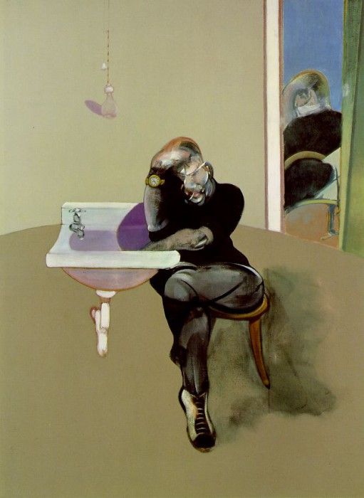 Bacon Self-portrait, 1973, 198 x 147.5 cm, Private. , 
