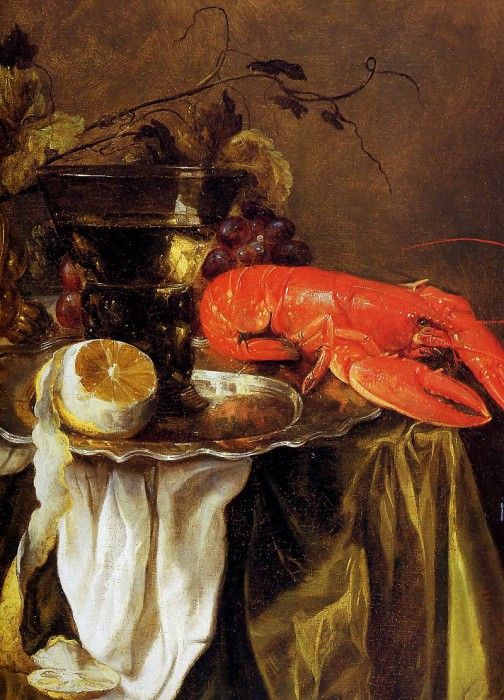 Beijeren van Abraham Still with lobster Sun. Beijeren,  