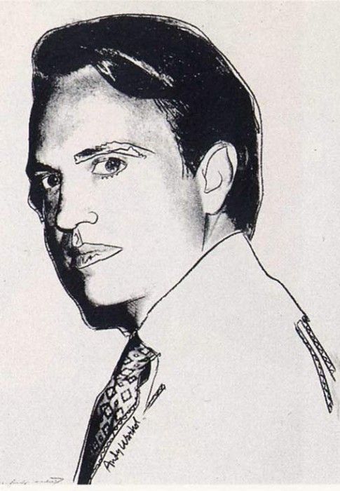 Warhol - Carter Burden (white). , 