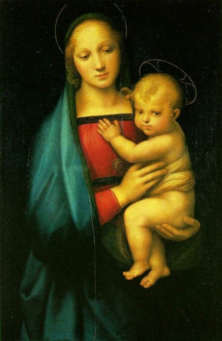 Raffaello Madonna del Granduca, 84x55 cm, Palazzo Pitti, Flo. 