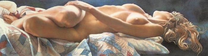 Hanks Steve Reclining Nude. , 