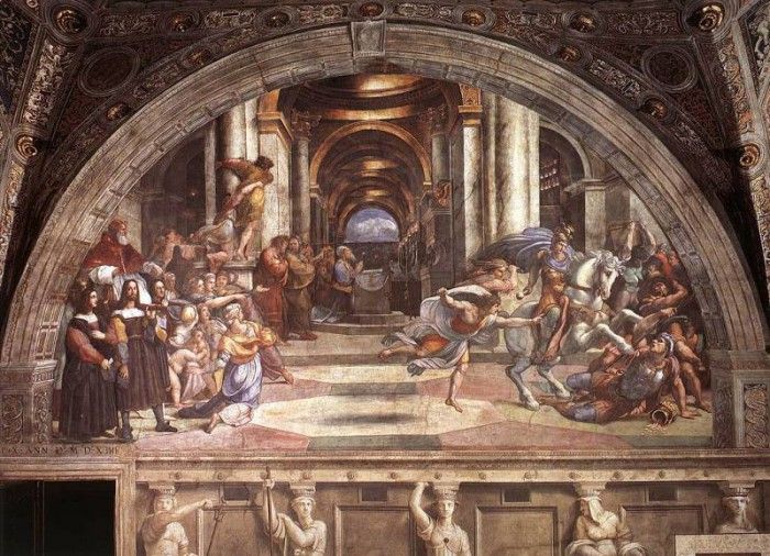 Raphael The Expulsion of Heliodorus from the Temple. 