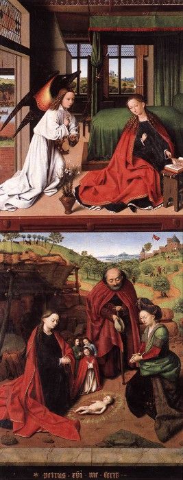 CHRISTUS Petrus Annunciation And Nativity. Christus, Petrus