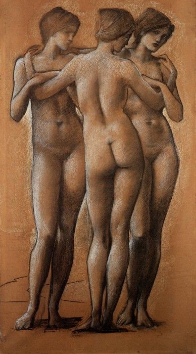 Burne Jones The Three Graces. -   