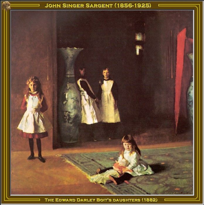 John Sargent-The Edward Boits Daughters(1882) Po Amp 058. ,  