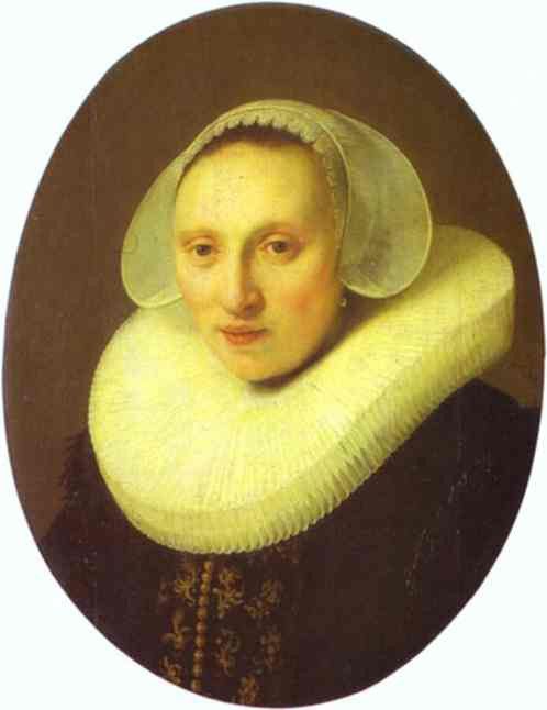 Rembrandt - Cornelia Pronck, Wife of Albert Cuyper.    