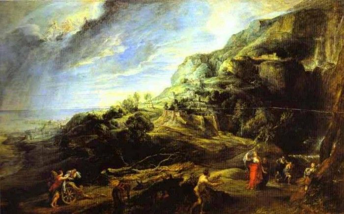 Peter Paul Rubens - Ulysses on the Island of the Phaeacians. ,  
