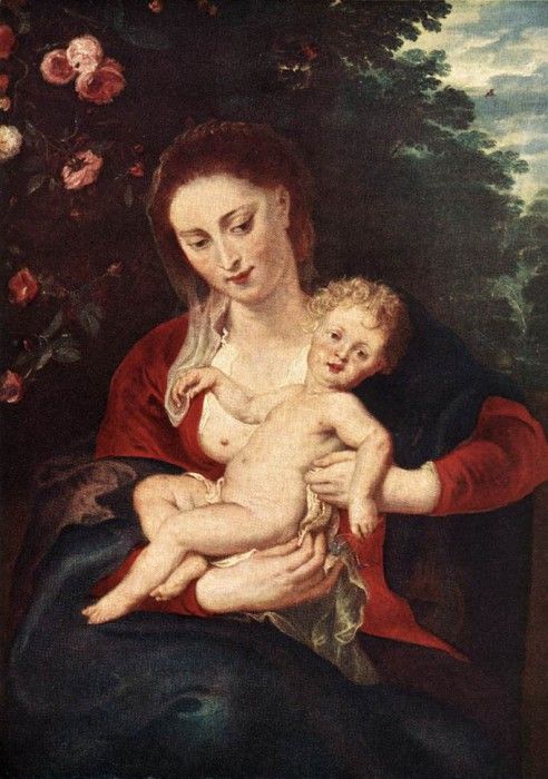 Rubens Virgin and Child 1620 4. ,  