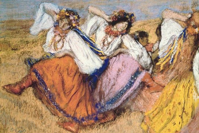 Russian Dancers, Degas, 1895 - 1600x1200 - ID 7549. , --