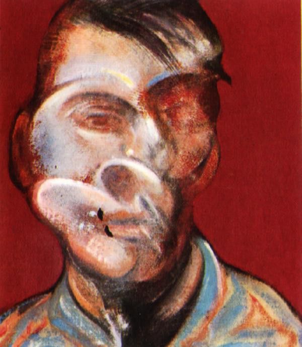 Bacon Study for Self-Portrait, left 1973. , 