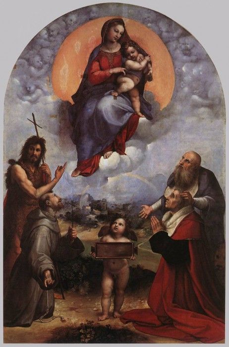 Raphael The Madonna of Foligno. 