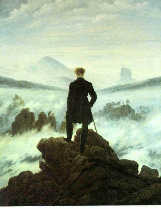 1818 Wanderer above the Sea of Fog 3. ,  