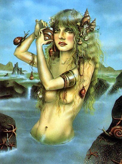 Delamare, David - Mermaid with Shells (end. , 