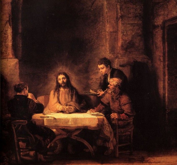 1648 Supper at Emmaus.    