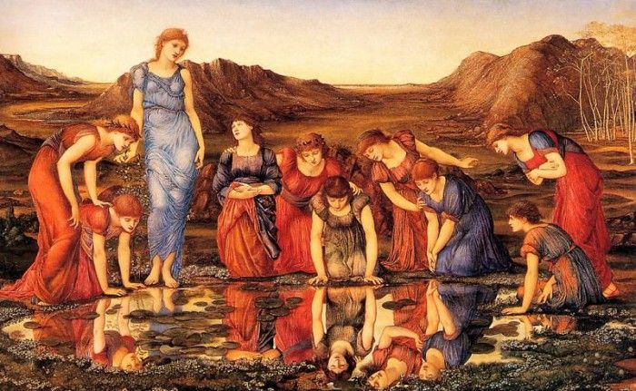 Burne-Jones - The Mirror of Venus (end. -   