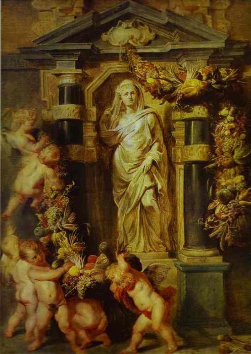 Peter Paul Rubens - The Statue of Ceres. ,  