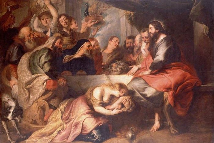 Christ in the House of Simon, Rubens - 1600x1200 - ID 7510. ,  