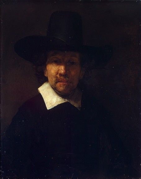 Rembrandt Portrait of the Poet Jeremias de Decker, 1666, 71x.    