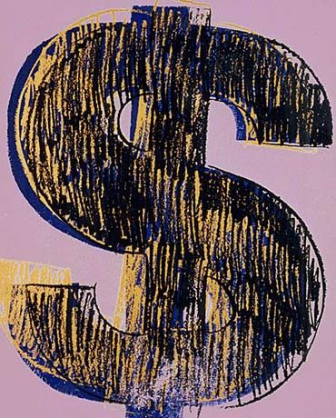 Warhol - Dollar Sign (2). , 