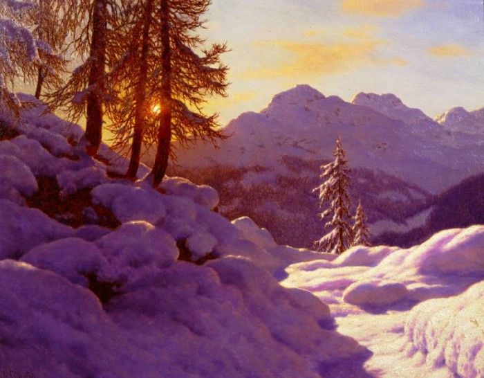 Choultse Ivan Snowy Landscape. Choultse, 