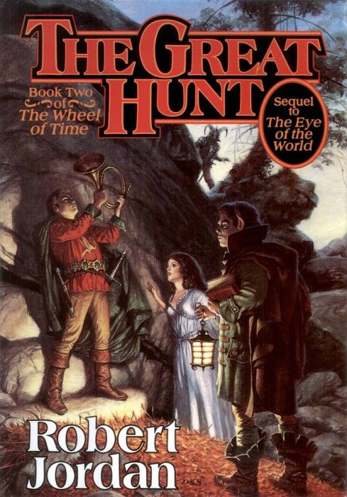 Sweet Darrell K-WOT-Book 2 Cover-The Great Hunt-D50. ,  K