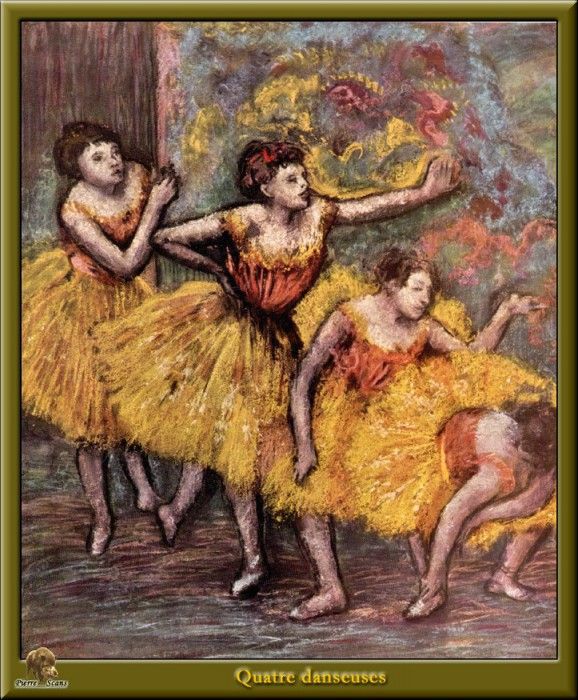 PO Degas 44 Quatre danseuses(1903). , --